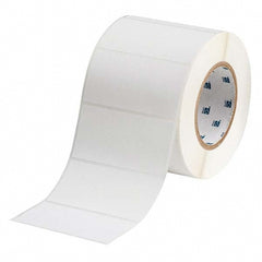 Label Maker Label: White, Polypropylene, 1,000 per Roll