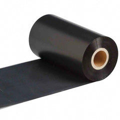 Printer Ribbon: 5.12" Wide, 984' Long, Black, Wax & Resin