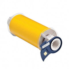 Continuous Tape for Printer: 7" x 33', Plastic, Yellow