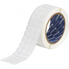 Label Maker Label: White, Nylon, 3,000 per Roll