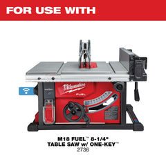 Table Saw Accessories; Product Type: Folding Table Saw Stand; Machine Compatibility: Milwaukee M18 FUEL&trade; 8-1/4 Table Saw w/ One-Key