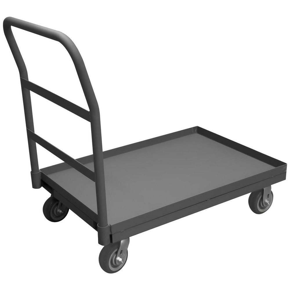 Platform Truck: Steel, 9-1/8" High, 48" Long, 36" Wide