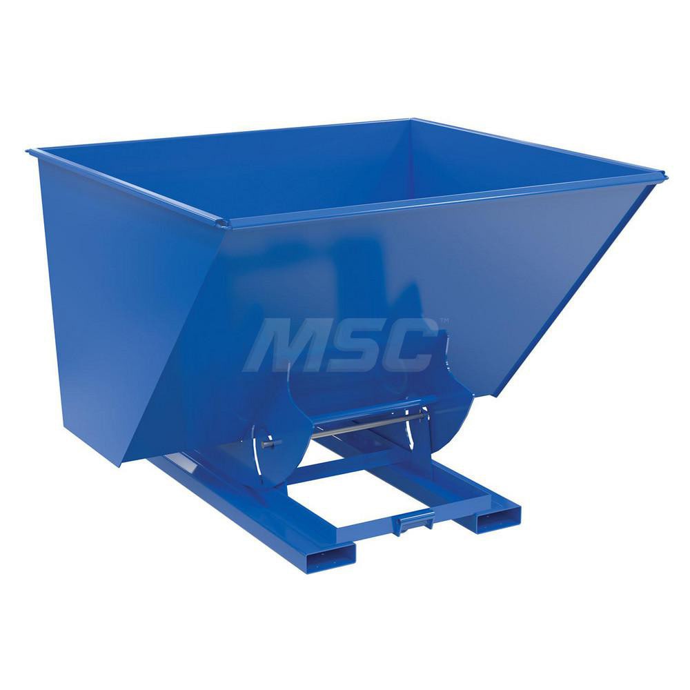 Stationary Tilt Hopper: 6,000 lb Capacity, 70" Wide, 69" Long, 52" High