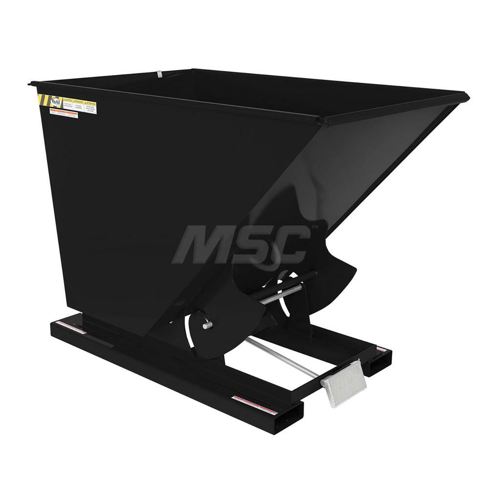 Stationary Tilt Hopper: 2,000 lb Capacity, 44" Wide, 68.31" Long, 51.8125" High