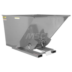 Stationary Tilt Hopper: 2,000 lb Capacity, 70" Wide, 68.38" Long, 51.75" High