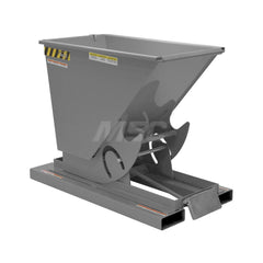 Stationary Tilt Hopper: 6,000 lb Capacity, 26" Wide, 51.88" Long, 38.0625" High