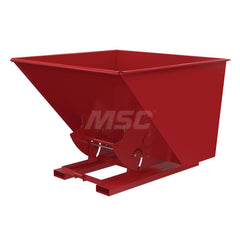 Stationary Tilt Hopper: 4,000 lb Capacity, 70" Wide, 69" Long, 52" High