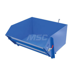 Stationary Tilt Hopper: 6,000 lb Capacity, 53" Wide, 51.19" Long, 28.125" High