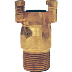 Pneumatic Hose Fittings & Couplings; Fitting Type: Plug; Type: Plug; Interchange Type: Thor Finger-Lock; Thread Type: NPTF; Material: Brass; Thread Standard: Male NPT