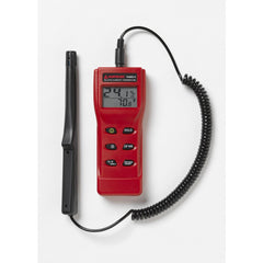 The THWD-5 Relative Humidity and Temperature Meter with wet bulb and dew point is a microprocessor-based psychrometer is designed for HVAC and plant maintenance engineers and technicians. Easy and quick access to wet bulb and dew point values as well as r