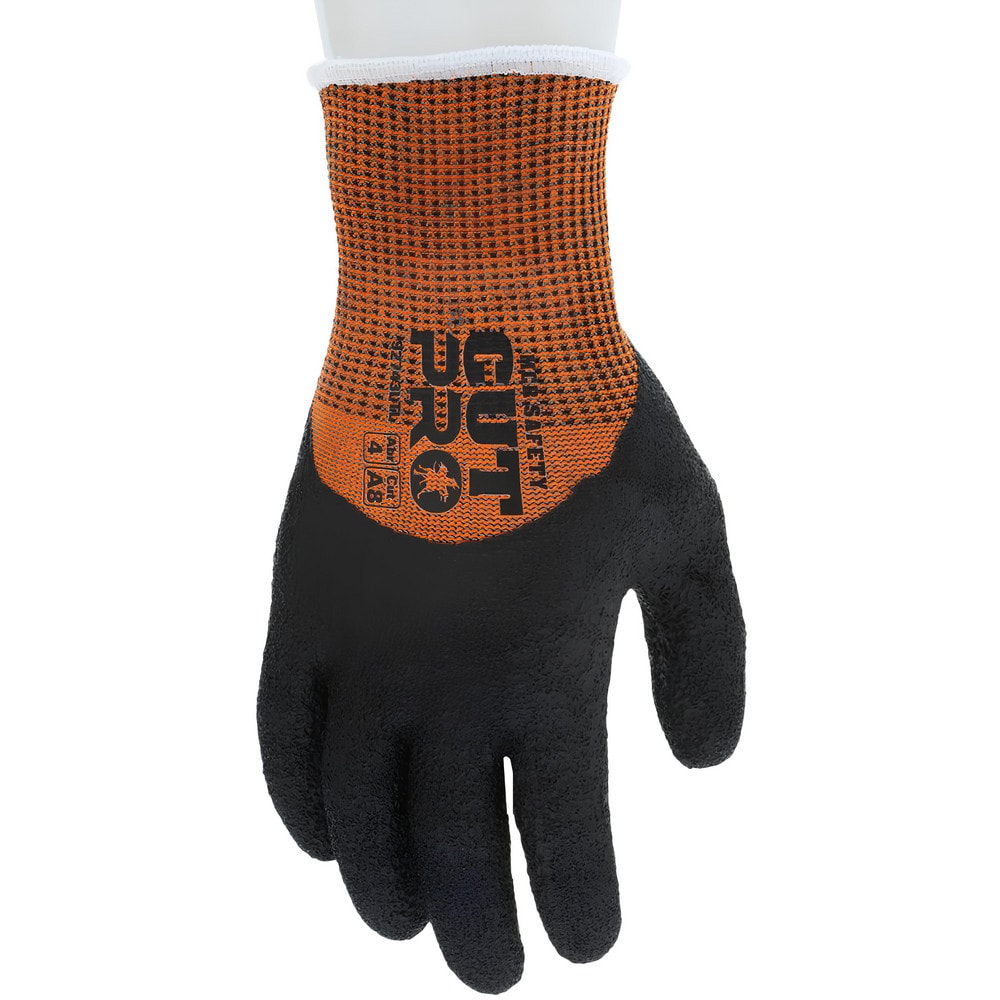 Cut, Puncture & Abrasion-Resistant Gloves: MCR Safety 92743LT, Size Small, ANSI Cut A8, ANSI Puncture 4, Latex, HPPE