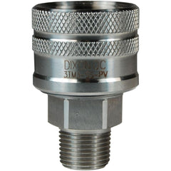 Hydraulic Hose Fittings & Couplings; Type: T-Series Male NPTF Poppet Coupler; Fitting Type: Coupler; Hose Inside Diameter (Decimal Inch): 0.3750; Hose Size: 3/8