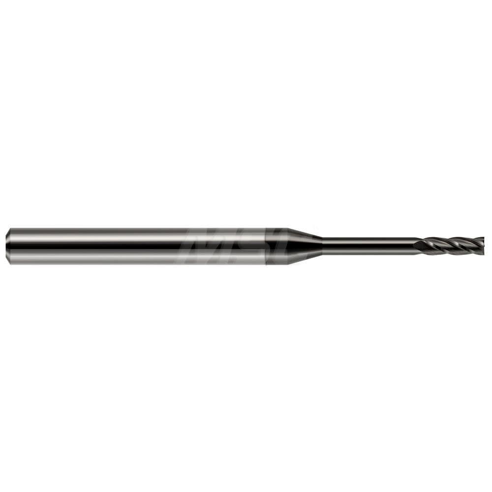 Square End Mill: 0.0400" Dia, 0.1200" LOC, 4 Flute, Solid Carbide