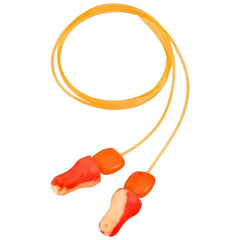 Earplugs: 31 dB, Polyurethane, Bell, Push-In Stem, Corded