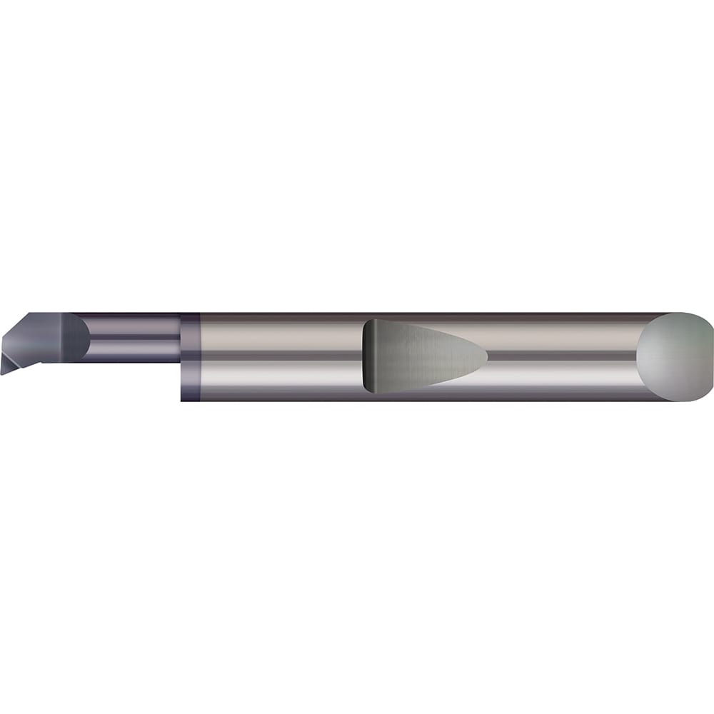 Boring Bars; Boring Bar Type: Boring; Cutting Direction: Right Hand; Minimum Bore Diameter (Decimal Inch): 0.1100; Minimum Bore Diameter (mm): 2.800; Material: Solid Carbide; Maximum Bore Depth (Decimal Inch): 0.5000; Projection (Decimal Inch): 0.0150