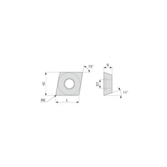 Boring Inserts; Insert Style: EPGT; Insert Size Code: 4.51.80.5; Insert Material: Carbide; Material Grade: P35, S15, S05, M20, M35, P20; Manufacturer Grade: SH730; Inscribed Circle (Inch): 9/64