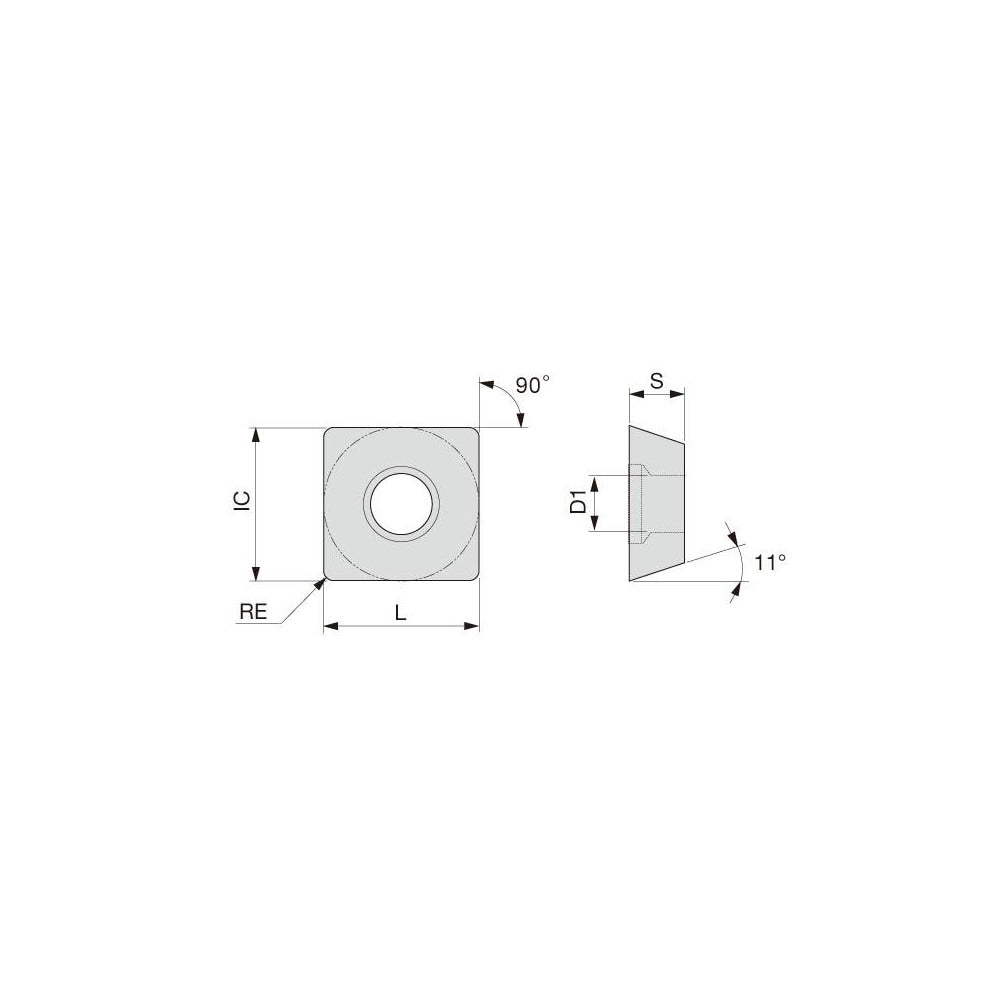 Turning Insert: SPMT321CM T5115, Carbide