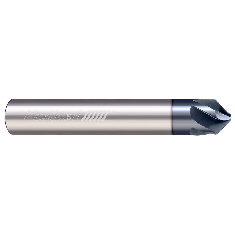 Chamfer Mill: 5/16" Dia, 5/16" Shank Dia, 90.00 deg, 5 Flute, Solid Carbide, Single End