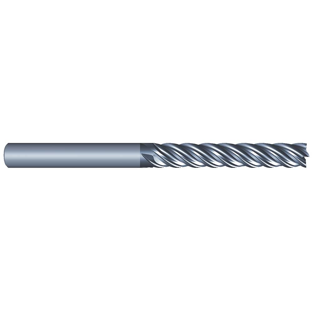 Roughing & Finishing End Mills; Mill Diameter (Fractional Inch): 5/16; Flute Type: Spiral; Number Of Flutes: 5; End Mill Material: Solid Carbide; Length of Cut (Inch): 1-5/8; Coating/Finish: AlCrN