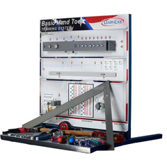 Fastener & Hand Tool Training Systems; Type: Basic Tool & Fastener; Includes: Steel Rule, USB Thumb Drive with Training Materials, Allen Wrenches, Hammers, Slot Wrenches, Hex Nutdrivers, Steel Square, Tabletop Display, Philips Screwdrivers, Level, Torx Sc