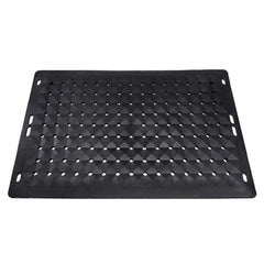 Anti-Fatigue Modular Anti-Fatigue Mat: Dry & Wet Environment, 40" Long, 28" Wide, 3/4" Thick, Beveled Edge, Black