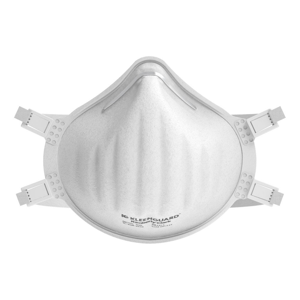 N95 Respirator, Particulate Respirator & Face Mask: Contains Nose Clip, White, Size Universal