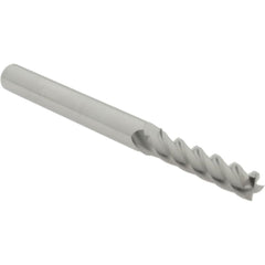 Square End Mill: 7/32" Dia, 1" LOC, 4 Flute, Solid Carbide