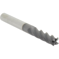 Square End Mill: 5/16" Dia, 1-1/8" LOC, 4 Flute, Solid Carbide