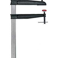 Steel Bar Clamp: 24" Capacity, 12" Throat Depth, 1,550 lb Clamp Pressure