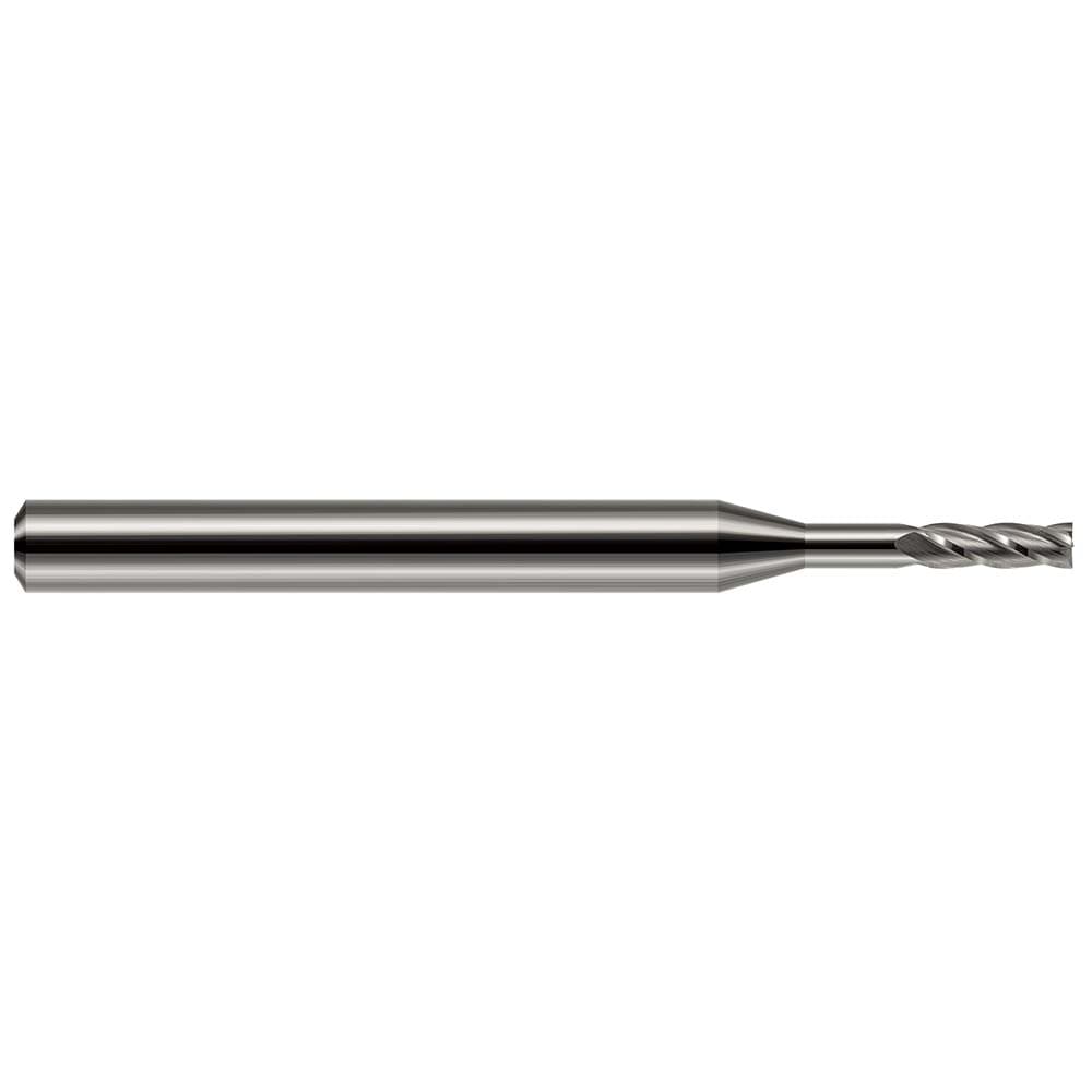 Square End Mill: 5/64" Dia, 15/64" LOC, 4 Flute, Solid Carbide