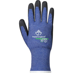 Cut, Puncture & Abrasion-Resistant Gloves: Superior Glove Works S13TAFGPU, Size X-Large, ANSI Cut A5, ANSI Puncture 5, Polyurethane, TenActiv