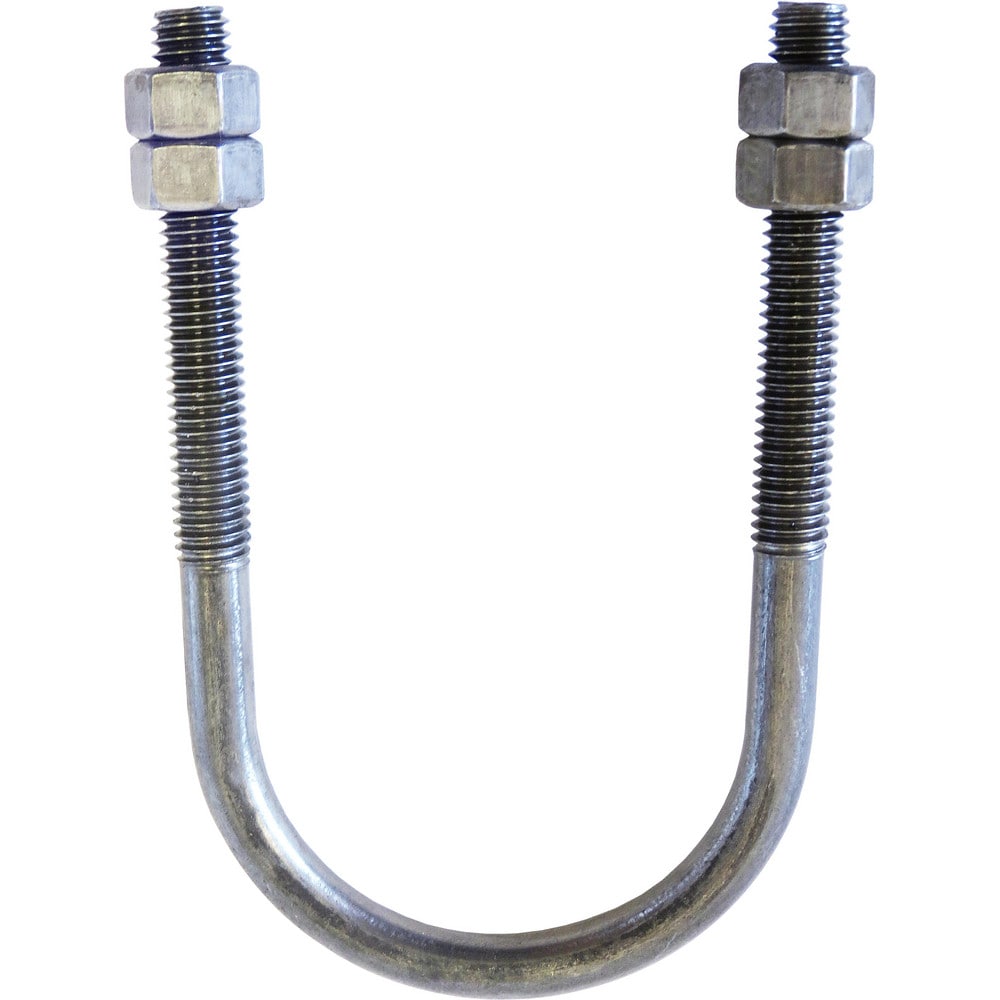 U-Bolt Clamp: 24" Pipe, Carbon Steel