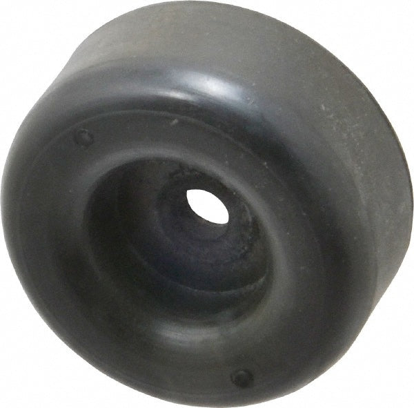 1-1/8 Thread, 1" High, Rubber Bumpers