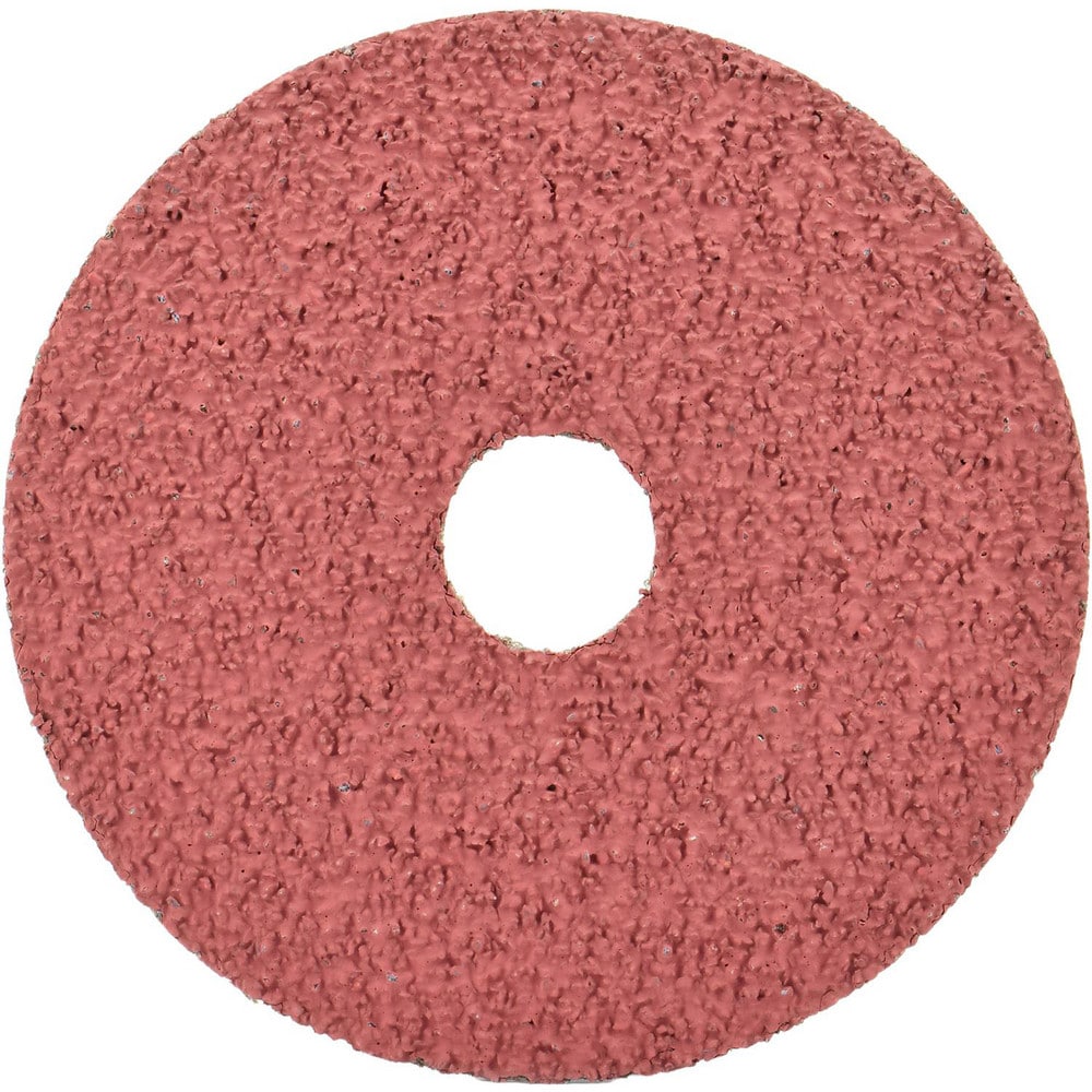 Fiber Disc:  4-1/2" Disc Dia, Arbor Hole, 80 Grit, Aluminum Oxide