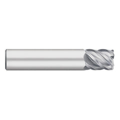 Corner Radius End Mill: 1/4" Dia, 1/2" LOC, 0.0100" Radius, 5 Flute, Solid Carbide