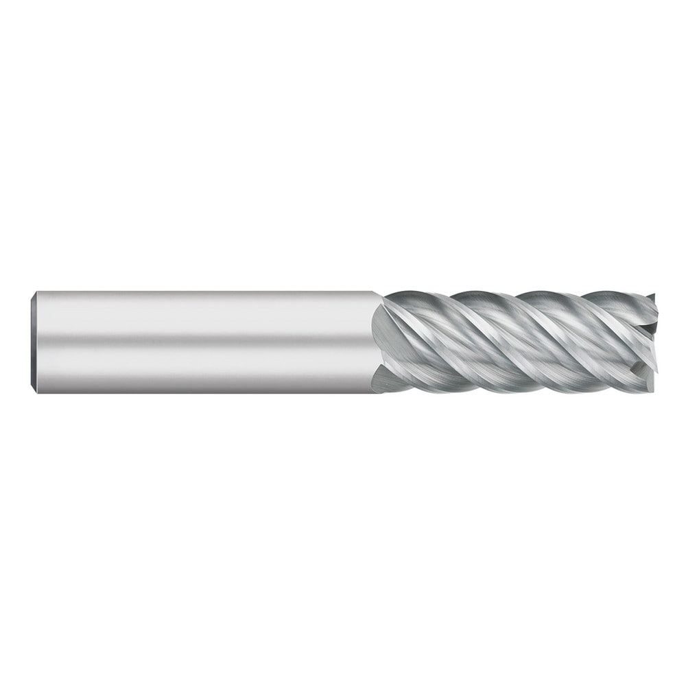 Square End Mill: 3/16" Dia, 3/4" LOC, 5 Flute, Solid Carbide