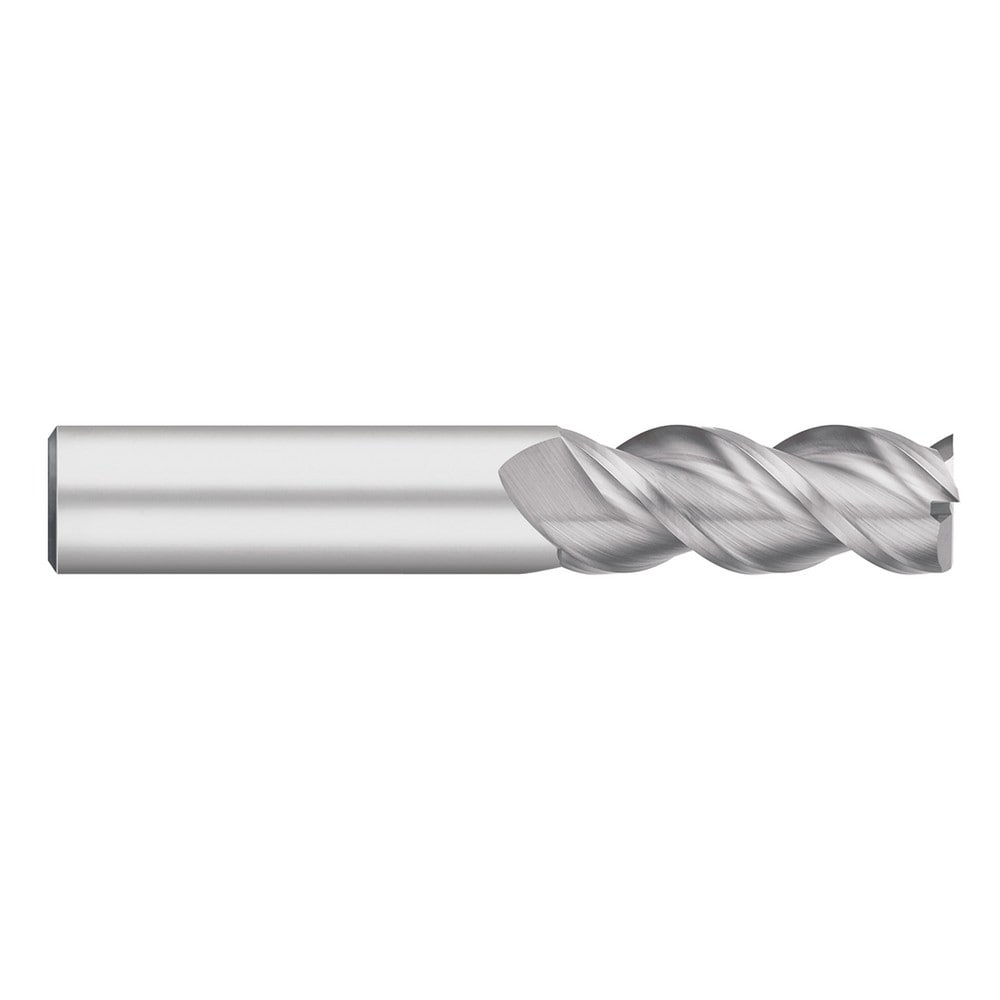 Square End Mill: 3/4" Dia, 1-3/4" LOC, 3 Flute, Solid Carbide