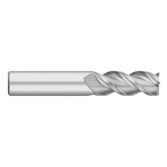 Square End Mill: 3/4" Dia, 1-3/4" LOC, 3 Flute, Solid Carbide