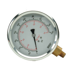 Hydraulic Pressure Gages & Adapters; Maximum Working Pressure: 10000 psi; Gauge Connection Size: .25, 18; Thread Standard: FNPT