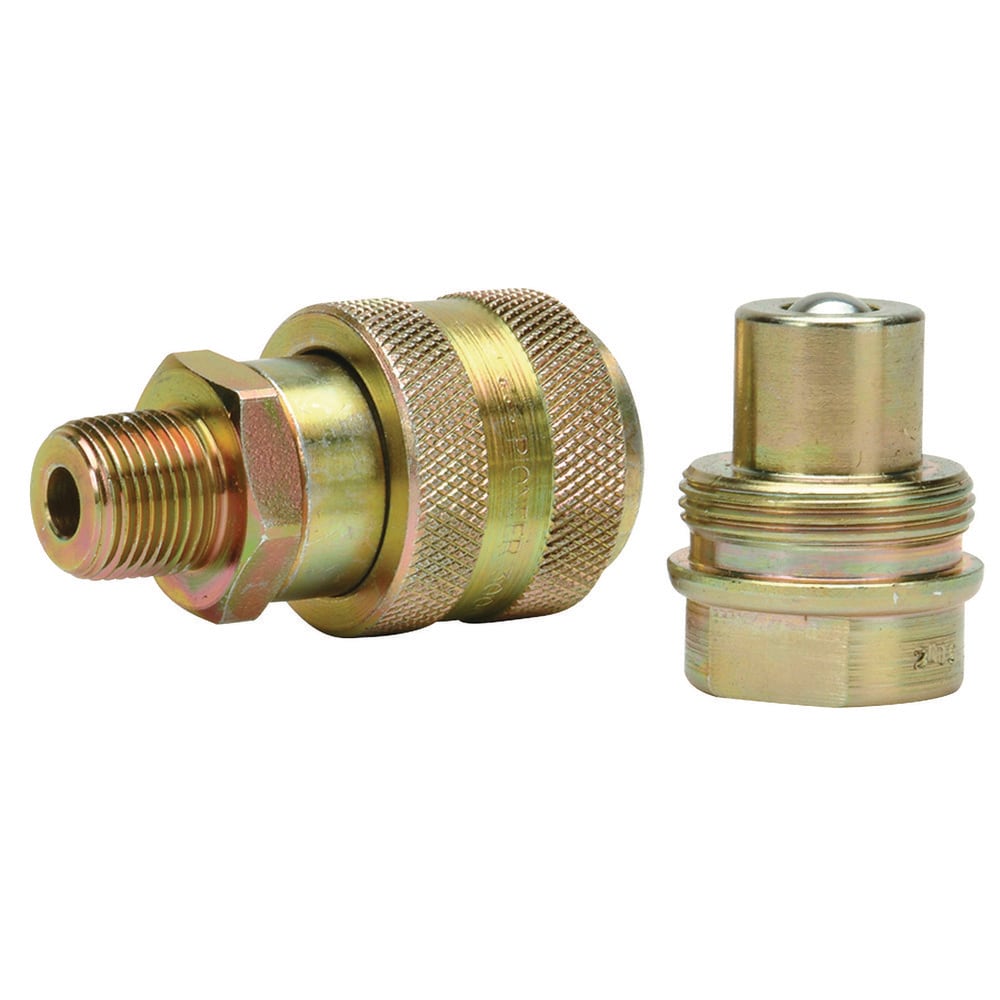 Pneumatic Hose Fittings & Couplings; 3/8"NPTF MALE HIGH FLOW COUPLER