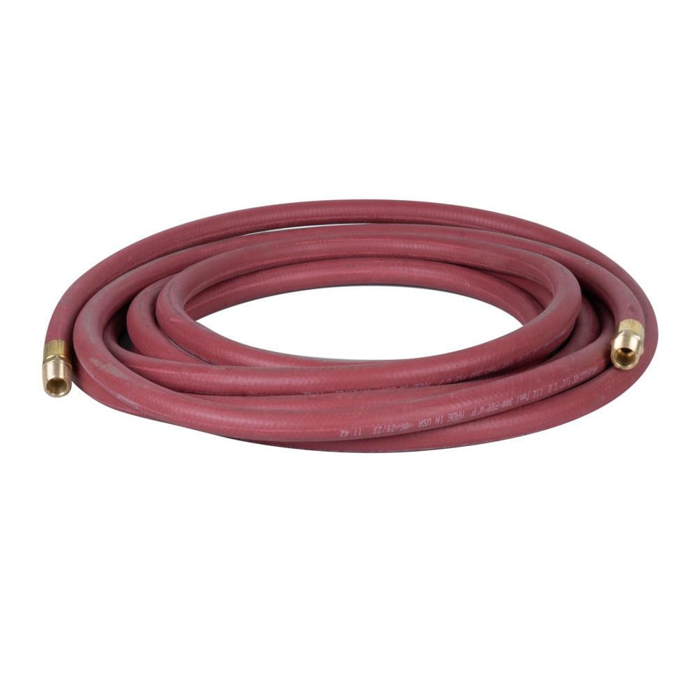 Air & Multi-Purpose Hose; Hose Type: Multipurpose Air Hose; Length Ft. (Feet): 25; Type: General Purpose; Color: Red; Material: Heavy-Duty Rubber