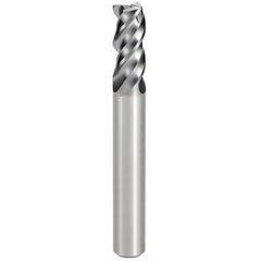 Square End Mill: 9.00 mm Dia, 19.00 mm LOC, 3 Flute, Solid Carbide