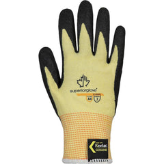 Cut, Puncture & Abrasion-Resistant Gloves: Superior Glove Works S13KGPN, Size Small, ANSI Cut A4, ANSI Puncture 2, Micropore Nitrile, ParaActiv