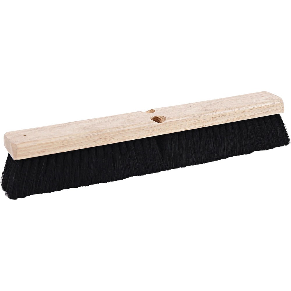 Push Broom: 18" Wide, Push Broom Head, Tampico Bristles