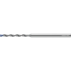 Micro Drill Bit: 7/64" (0.1094") Dia, 2.78 mm Dia, (0.1094"), 140 deg, Solid Carbide