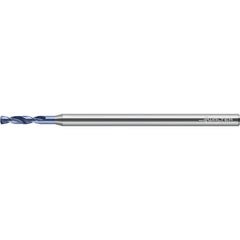 Micro Drill Bit: 2.00 mm Dia, (0.0787"), 150 deg, Solid Carbide