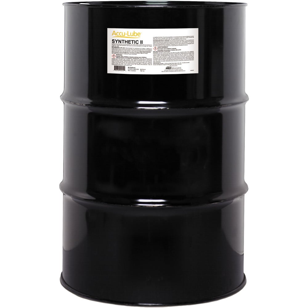 Cutting, Lubricant & Machining Fluid: Accu-Lube Synthetic II General Purpose, Liquid, 55 gal Drum