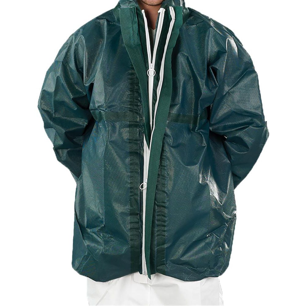 Jacket: Liquid & Particulate Biological Hazards, 103 oz Material, Size 3X-Large, Multi-Layer Non-Woven Barrier Laminate Fabric