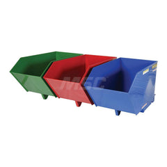 Stationary Tilt Hopper: 2,000 lb Capacity, 80" Wide, 57.69" Long, 27.125" High