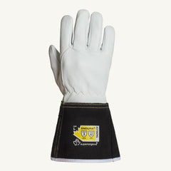 Welder's & Heat Protective Gloves; WHT/BLK 2XL 1/PR ENDURA TIG WELD GLOVES